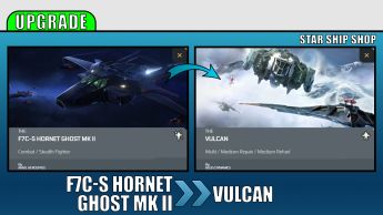 Upgrade - F7C-S Hornet Ghost Mk II to Vulcan