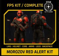 RRS Morozov - SH “ Red Alert ” Armor & LMG Kit Demco LMG