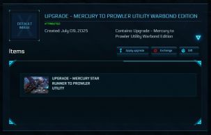FROM Mercury Star Runner TO Prowler Utility

