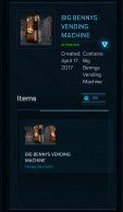 Big Bennys Vending Machine, Original