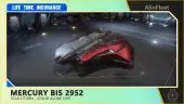 Mercury BIS 2952 + Red Alert Paint - LTI - CCUd Ship with Lifetime Insurance