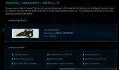 Package - Lightspeed - Limited - LTI (350r w/LTI, Origin Racing Suit, Self-Land Hangar, etc)