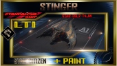 Esperia Stinger + Deathstalker Paint + Meridian Paint - LTI - OC - Star Citizen