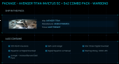 Package - Avenger Titan Invictus SC + S42 Combo Pack