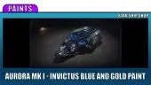 Paints - Aurora Mk I - Invictus Blue and Gold Paint