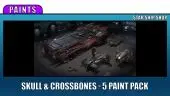 Paints - Skull & Crossbones - 5 Paint Pack