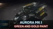 Aurora Mk I - Green and Gold Paint