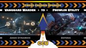 Bazar - Aegis Dynamics Vanguard Warden to Esperia Prowler Utility Ship Upgrade - Cross Chassis Upgrade (CCU)